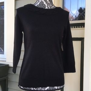 NEW Coldwater Creek Wool blend boatneck sweater